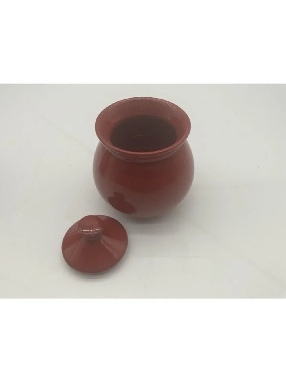 Waechtersbach Vintage Red Ceramic Creamer and Sugar Bowl Set in Cherry Red VTG